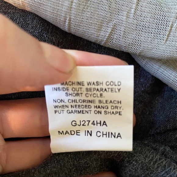 Adam Jacobs long sleeved grey dress - Picture 7 of 7